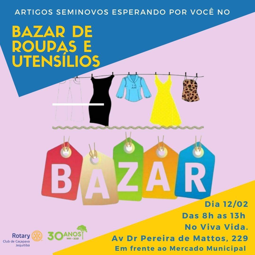 Bazar do RC de Caçapava-Jequitibá