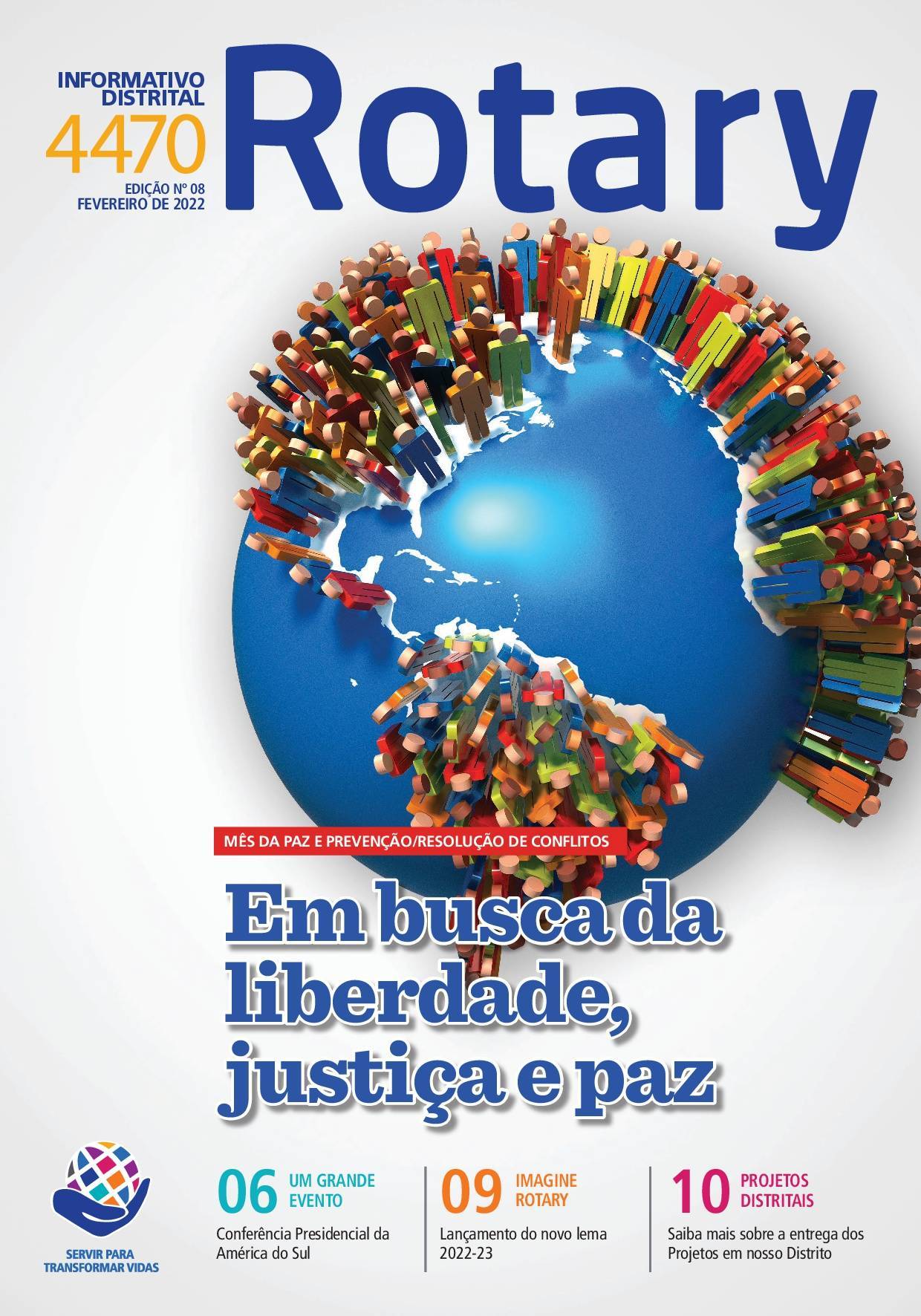 Informativo Rotário de FEVEREIRO/2022 - Numero 08 - Carta Mensal