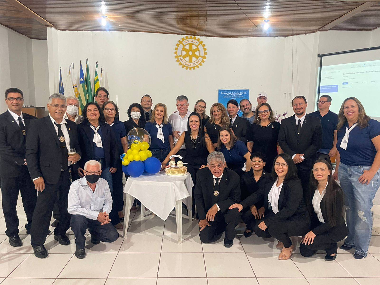 Comemoração dos 117 anos de Rotary e posse de novos associados