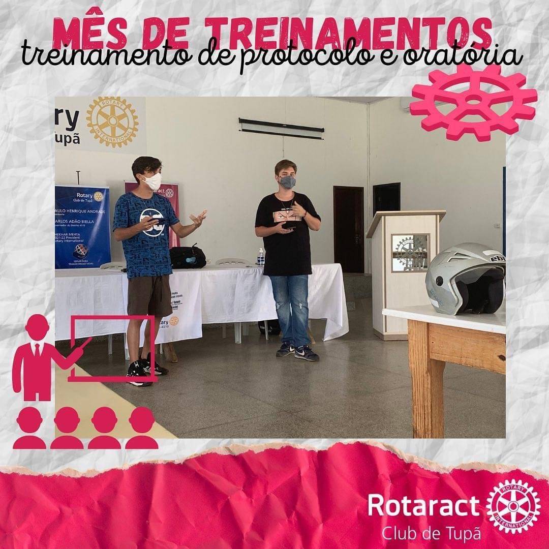 Registro do treinamento