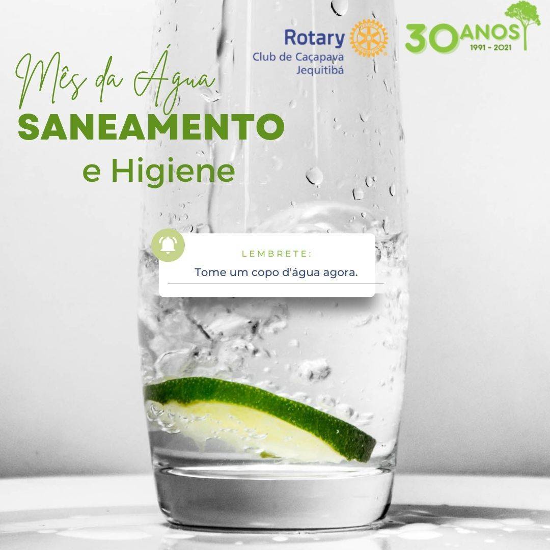 Março - Mês dos Recursos Hídricos e Saneamento