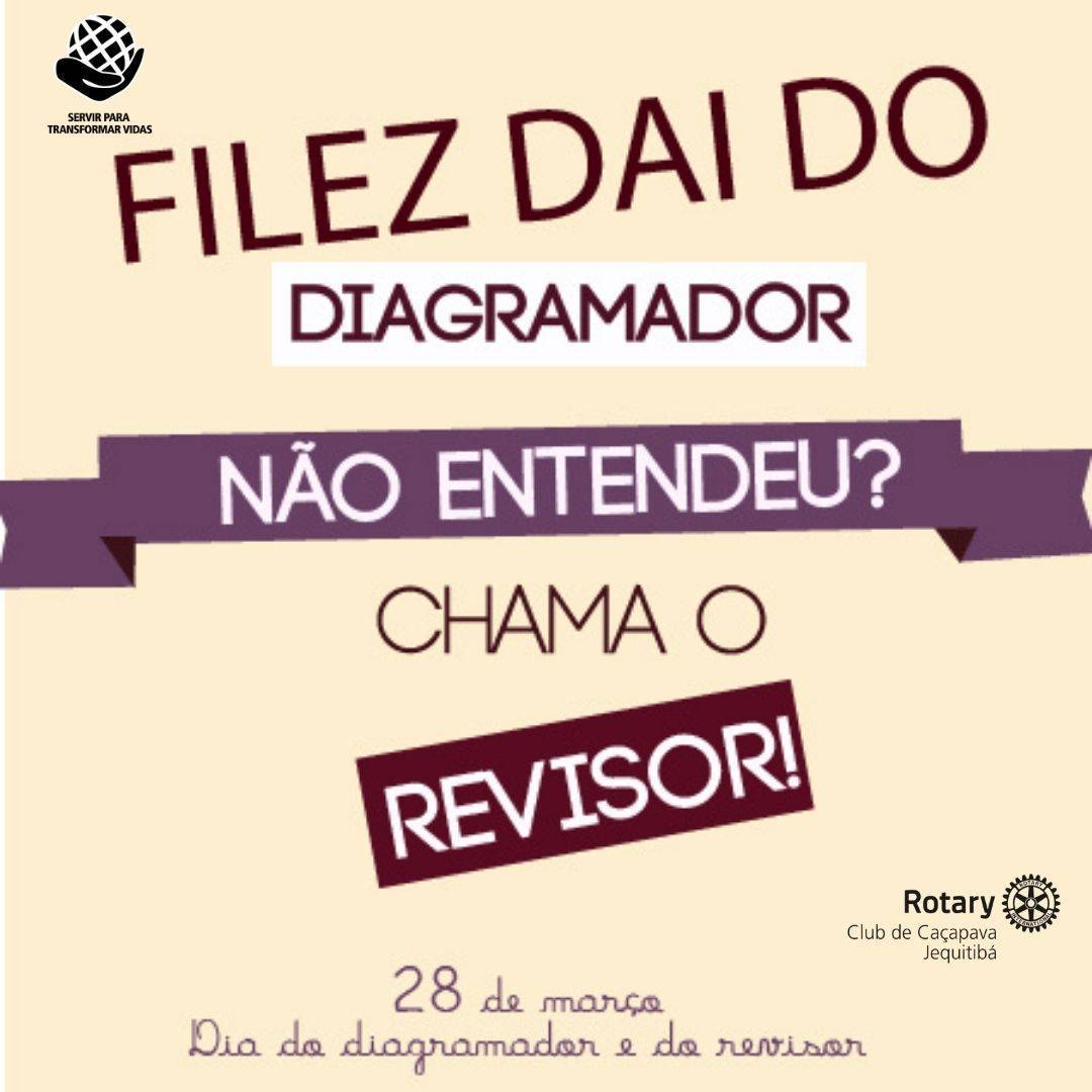 Dia do Diagramador e Revisor