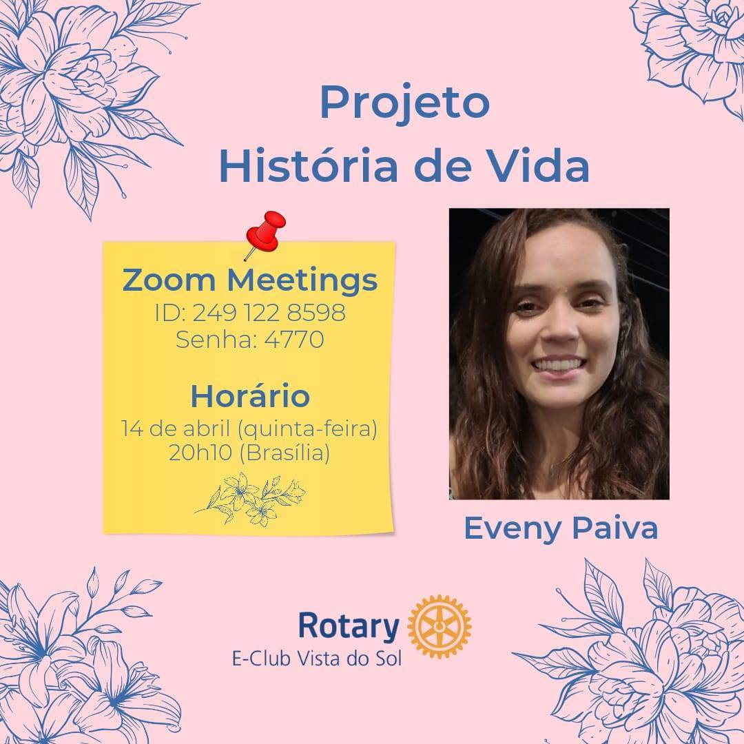 Projeto Interno "História de Vida" com a associada representativa Eveny Paiva.