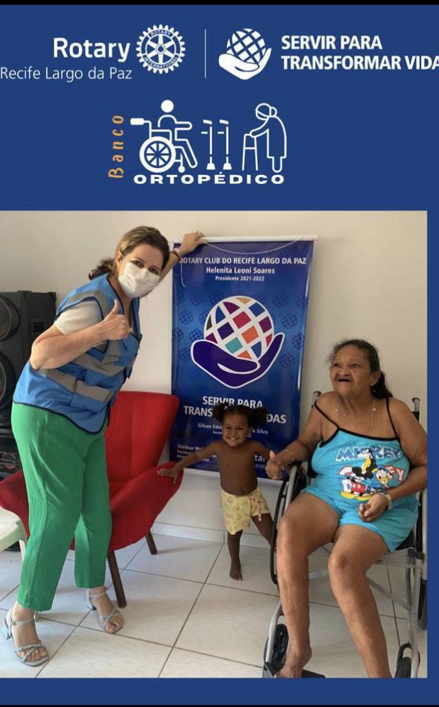 Entre de cadeira de rodas do Banco Ortopédico