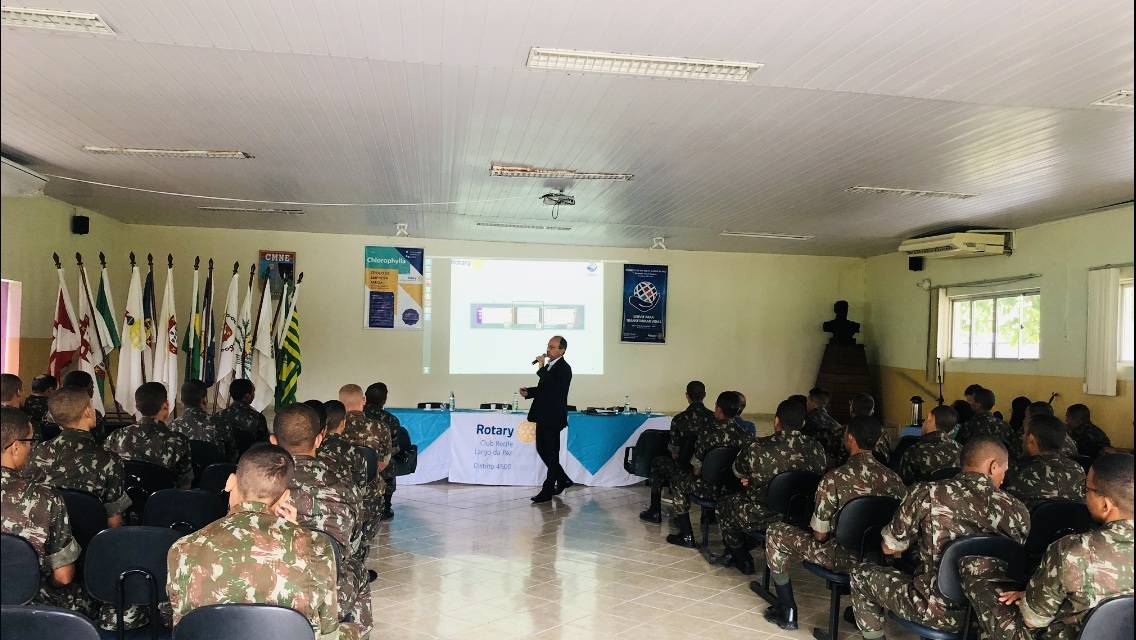 Início dos trabalho. Palestra dó Companheiro George.