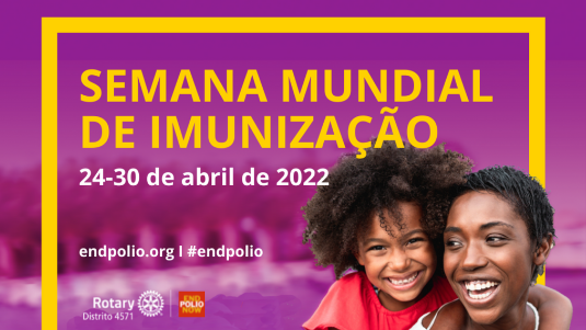 Participe da Semana Mundial de Imunização: conscientize, compartilhe, doe.