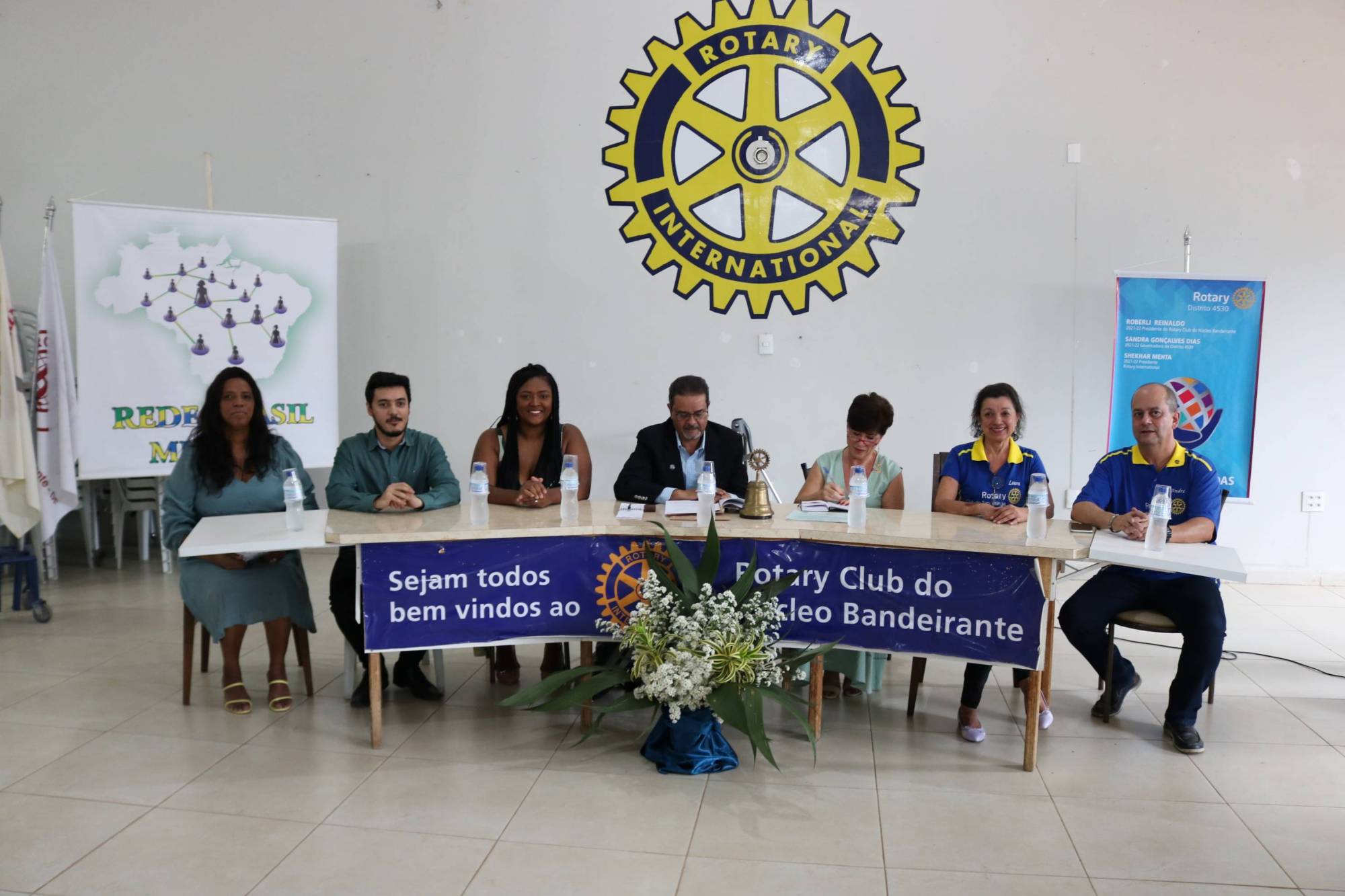 Mesa diretiva da cerimônia