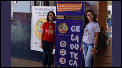 Crianças do Rota Kids de Piracanjuba desenvolvem o projeto Geladoteca Cultural