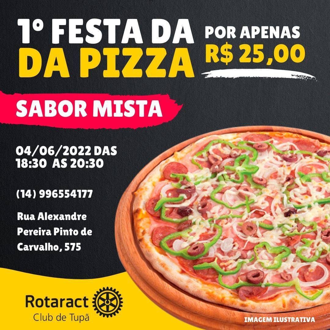 Convite Festa da Pizza