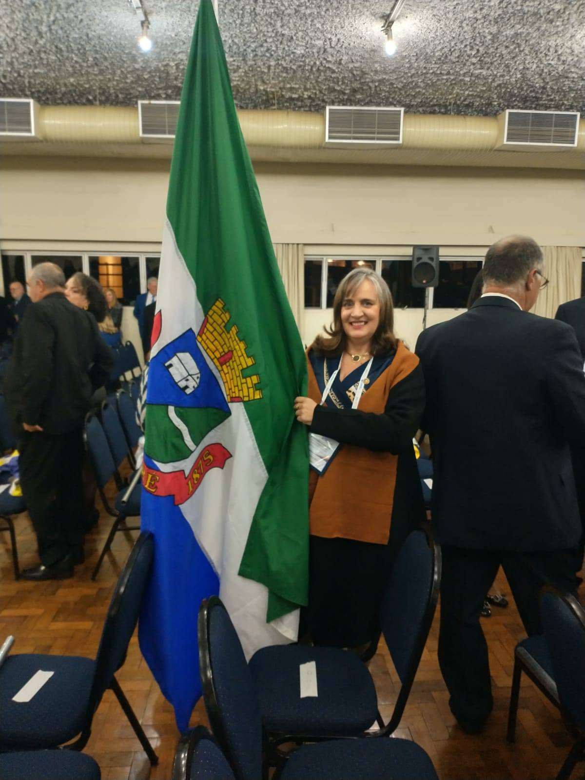 Abertura da 3° Conferência do Distrito 4621, sendo a 1° presencial