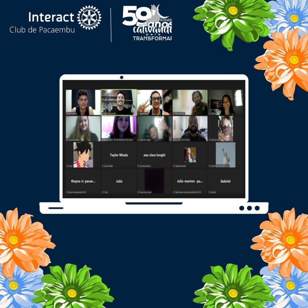 Uma foto da reunião