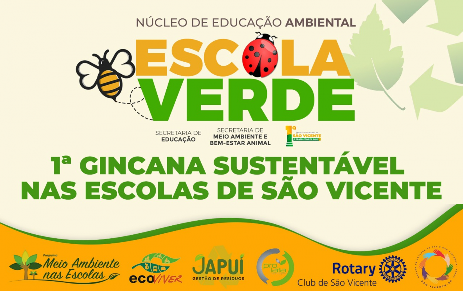 Chamada de lançamento da Gincana Sustentável