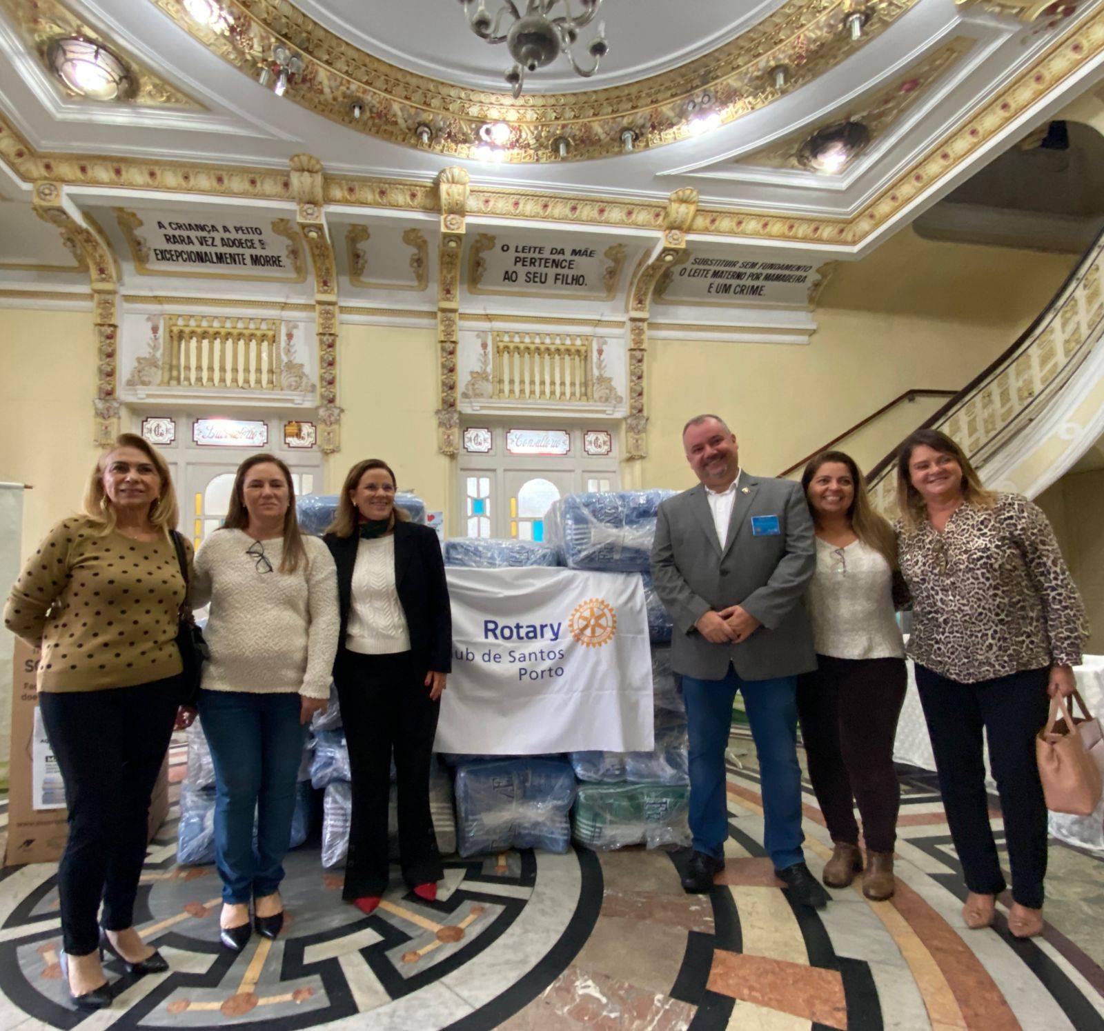 Fundo Social de Solidariedade de Santos foi uma das instituições beneficiadas pela ação