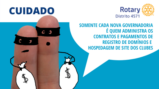 Sob nenhuma hipótese, efetue qualquer tipo de pagamento referente a site.