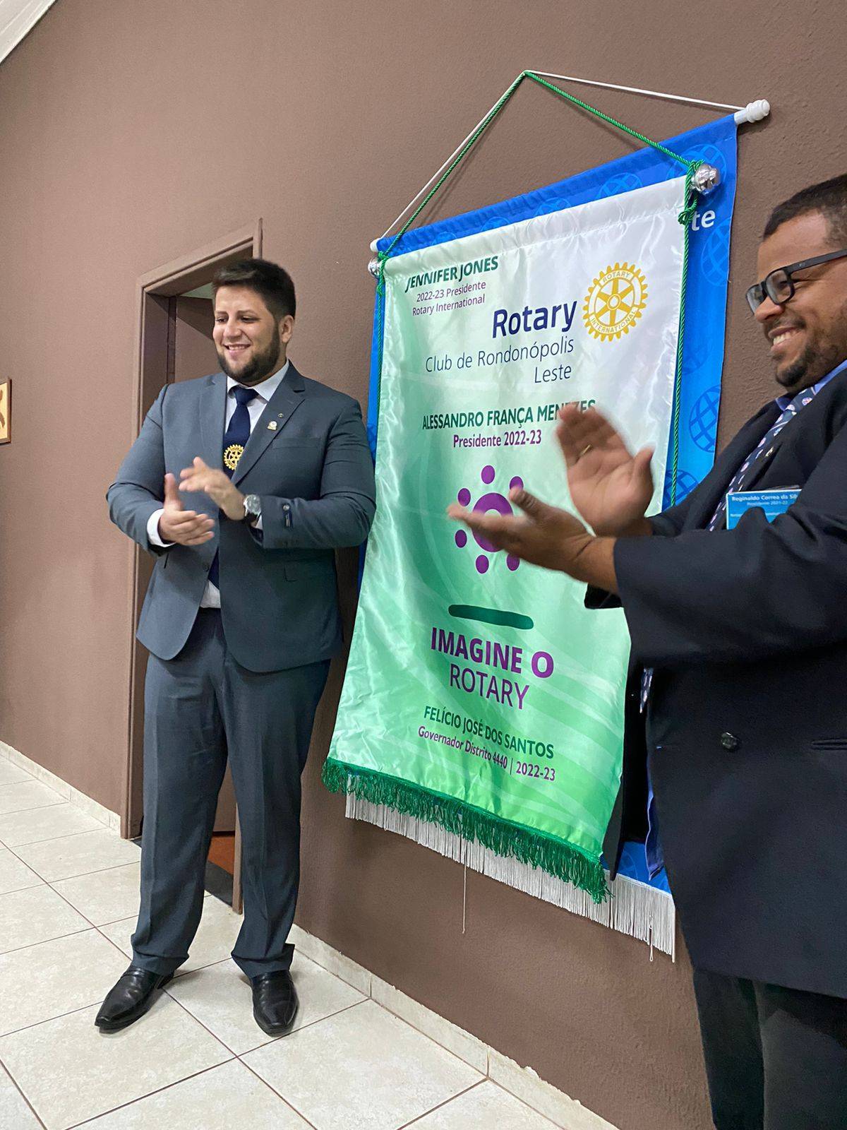 Reunião Festiva de Transmissão de cargo de Presidente e Conselho Diretor do Rotary Club de Rondonópolis-Leste e Posse de novos associados