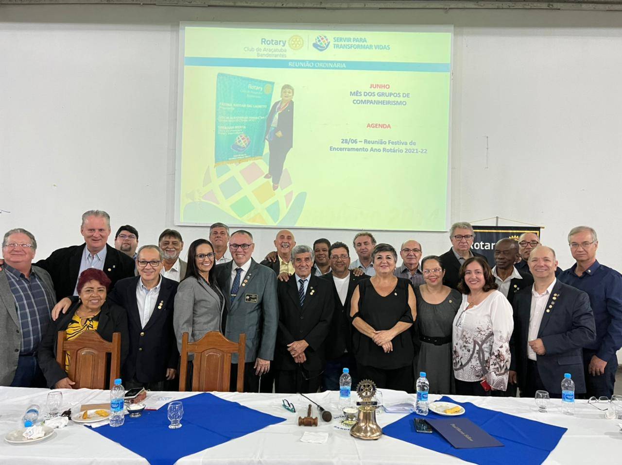 Festiva de Encerramento do Ano Rotário 2021-22 Rotary Club de Araçatuba Bandeirantes 28/06/2022