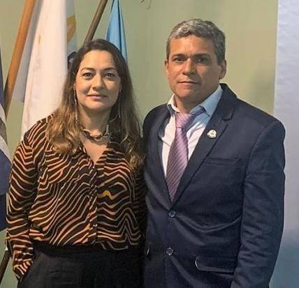 Presidente 2022-2023 Douglas Lima e sua Esposa Elisangela C. de Lima Presidente da ASR