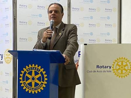 Márcio Cavalca Medeiros é o presidente do Conselho de Administração da AFD do Distrito 4510 do Rotary, na Gestão 2022-23