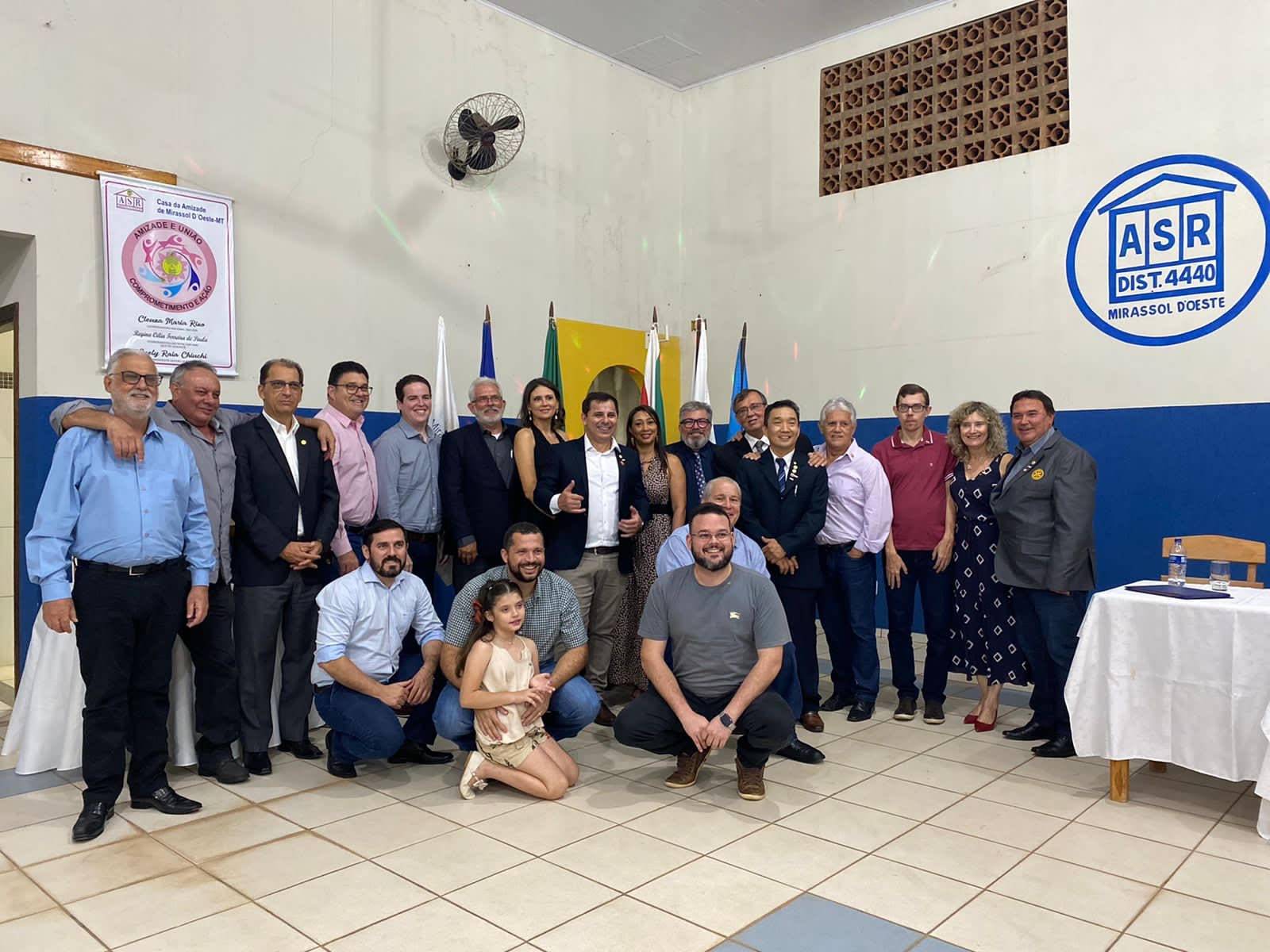 Presidente  Paulo Bordin, assume ano Rotário 2022-23