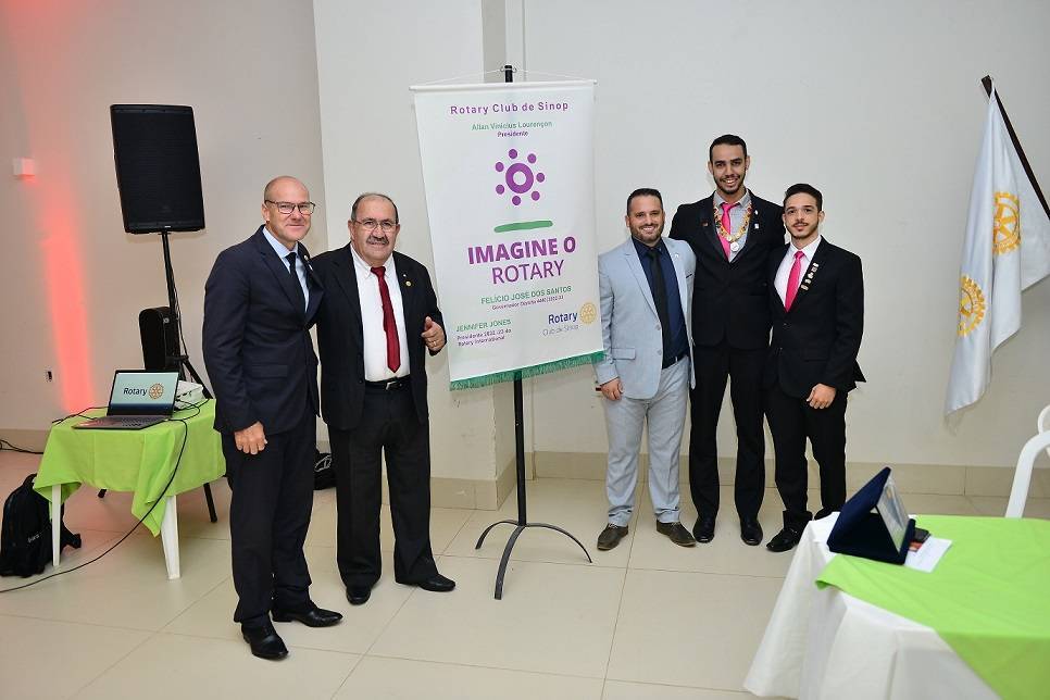 Allan Vinicius toma Posse no Rotary Club de Sinop
