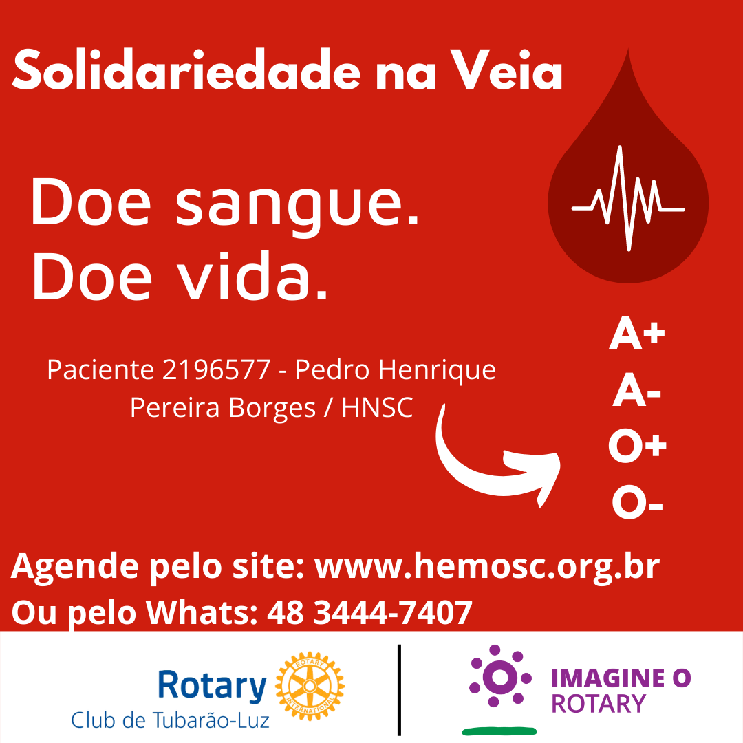 Solidariedade na Veia