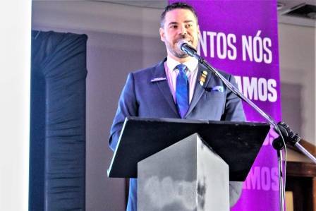 Murillo Alvarez Alves, Governador do Distrito 4510 do Rotary International, apresenta planejamento de eventos