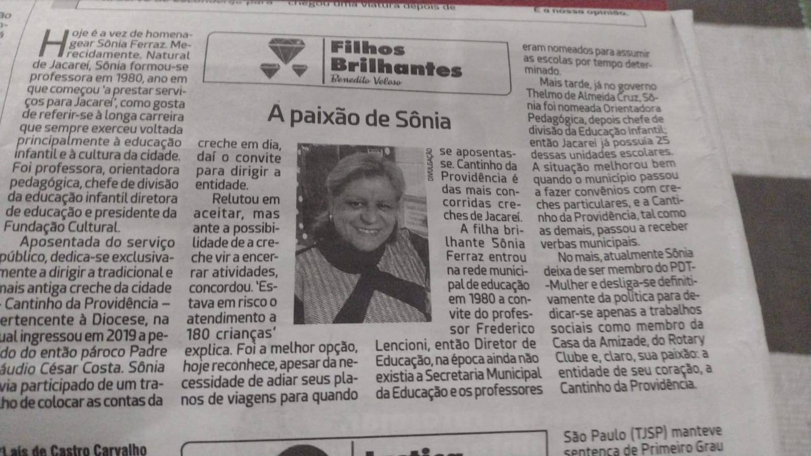 A paixão da Ca Sonia Ferraz