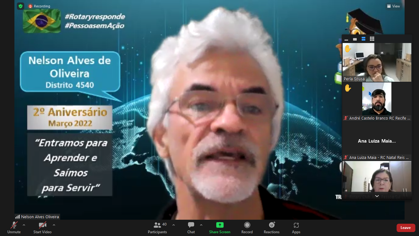 Treinamento - Menção do Rotary