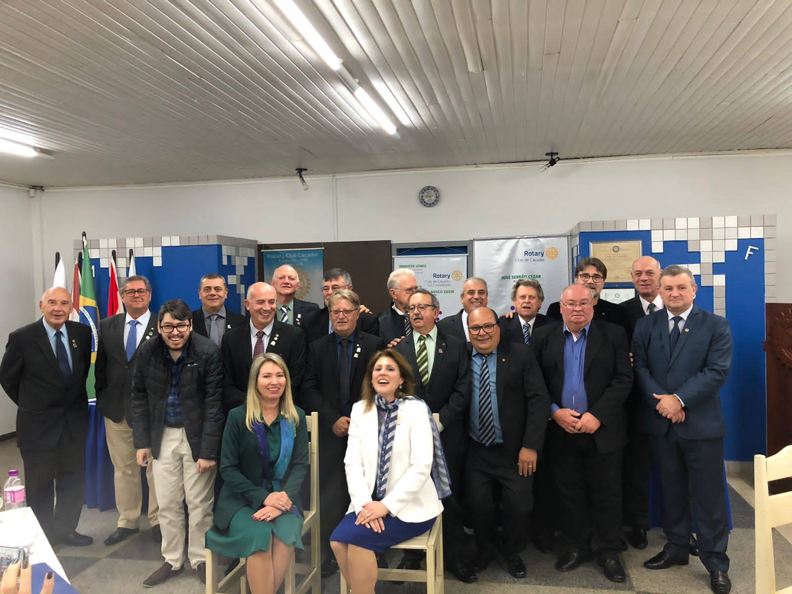 Rotary Club Caçador - Visita Oficial da Governadora Maria Alice  e Governadora Assistente Márcia Miglioli.