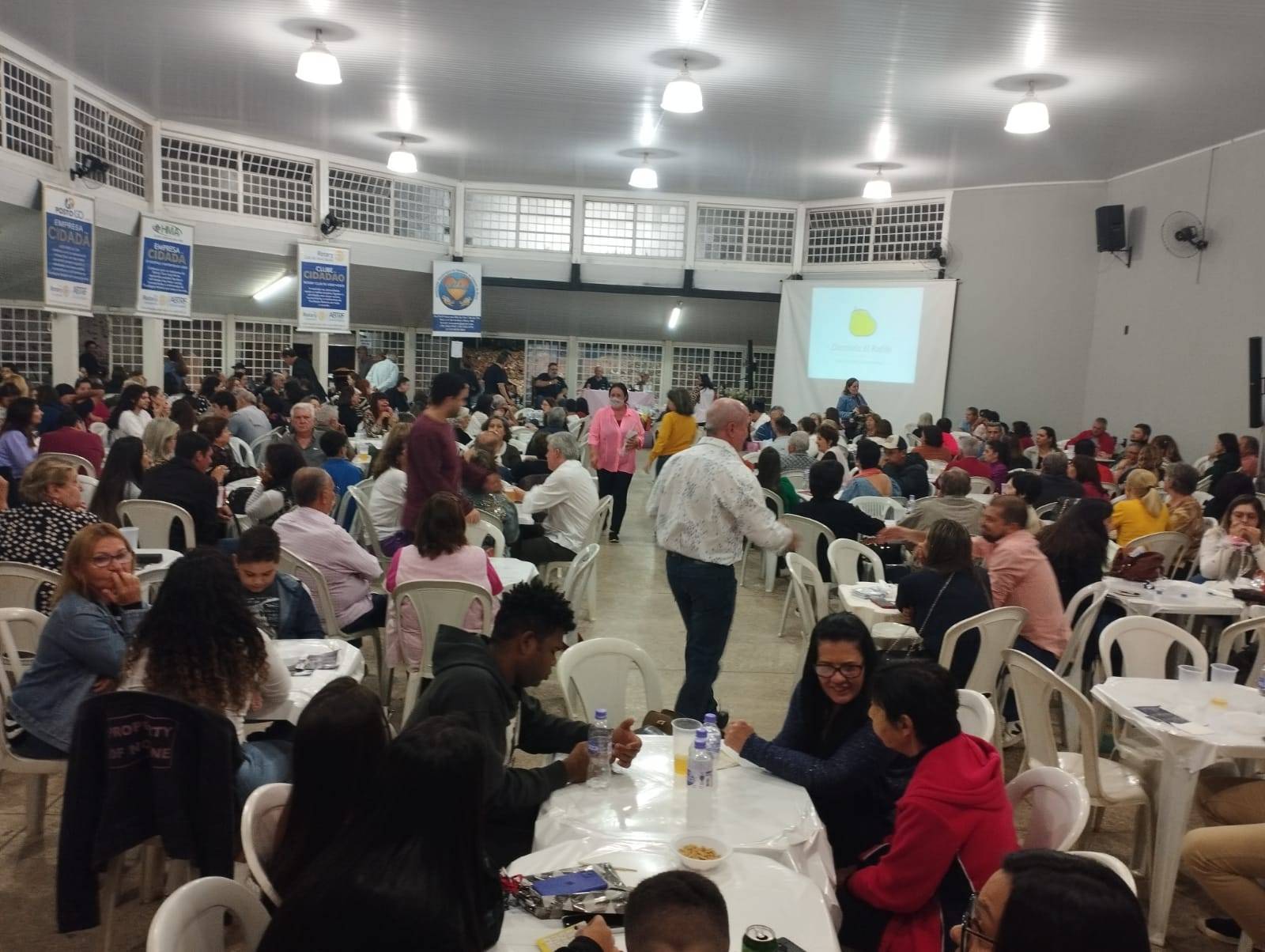 Visão do momento do evento