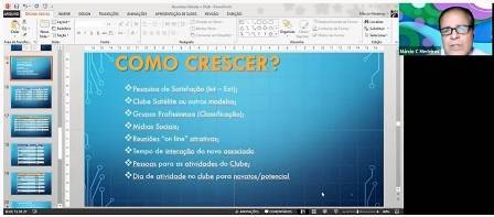 Encontro virtual mostra a realidade e sugere alternativas para o crescimento do quadro associativo