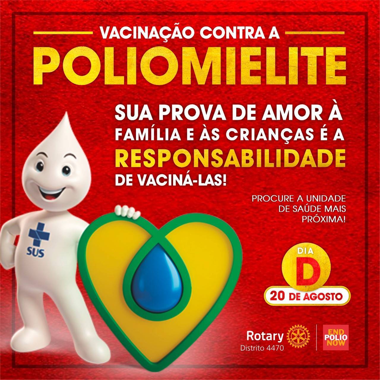 Vacinação contra a Poliomielite - END POLIO