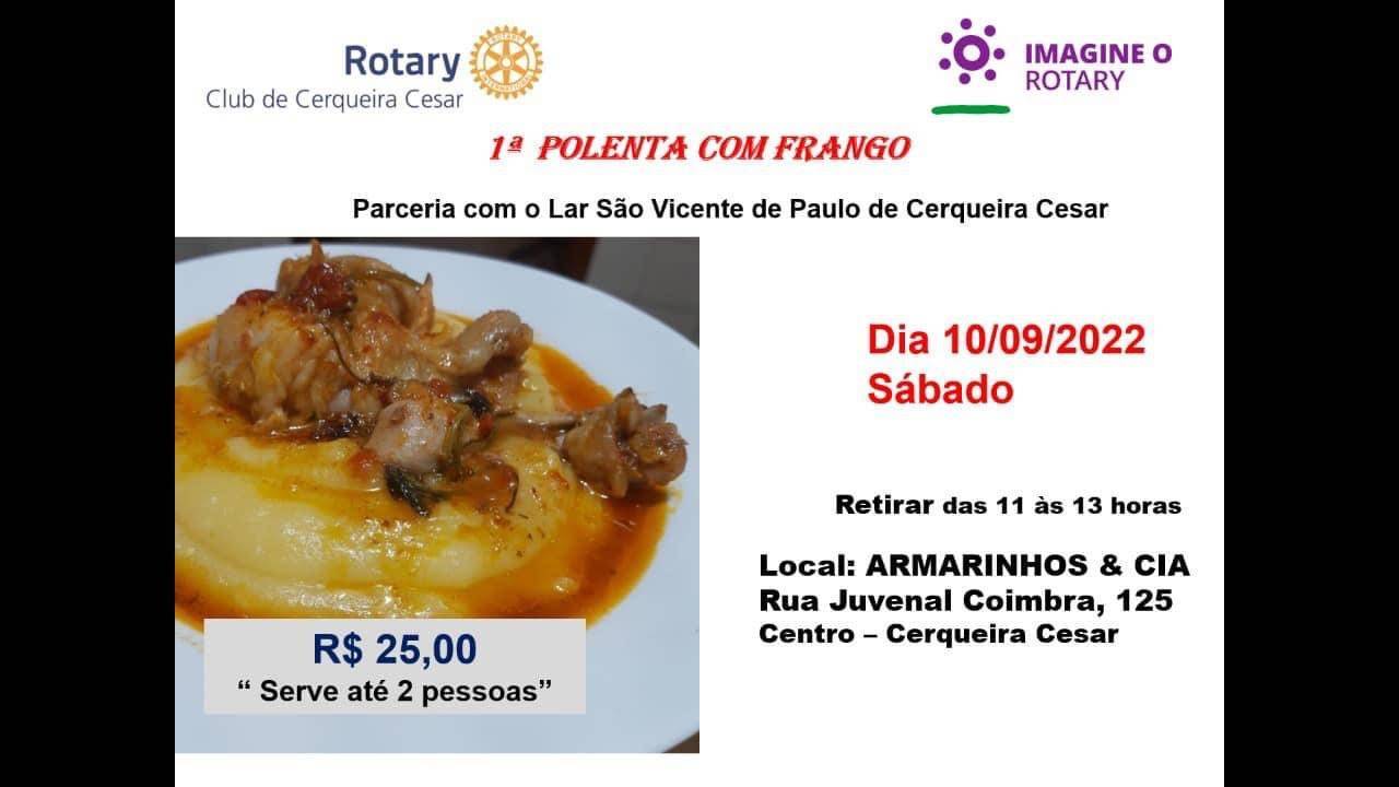 1ª Polenta com Frango