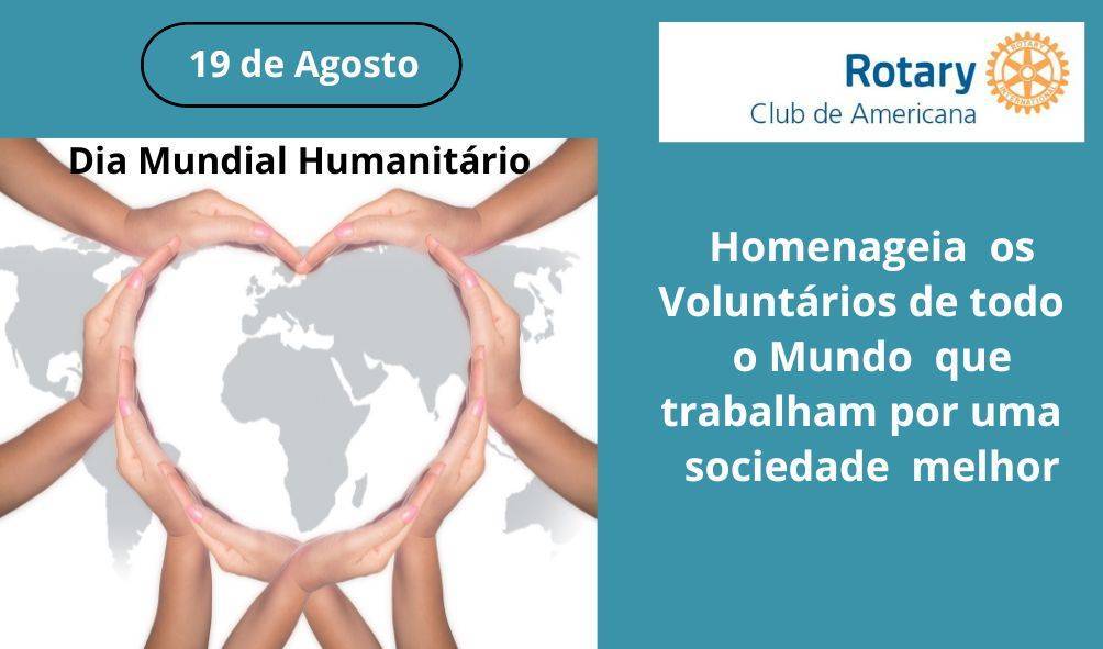 Dia 19 de agosto - Dia Mundial Humanitário!