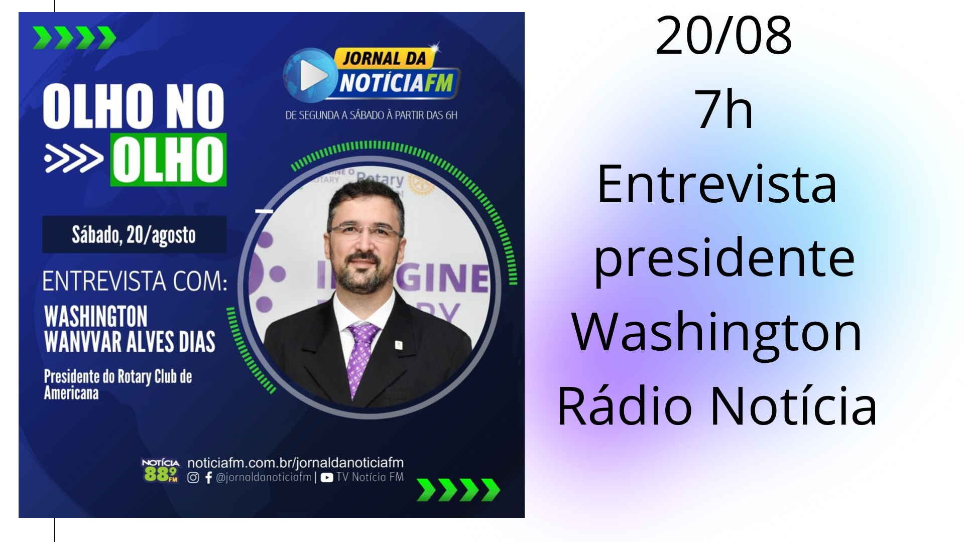 Entrevista na rádio Notícia