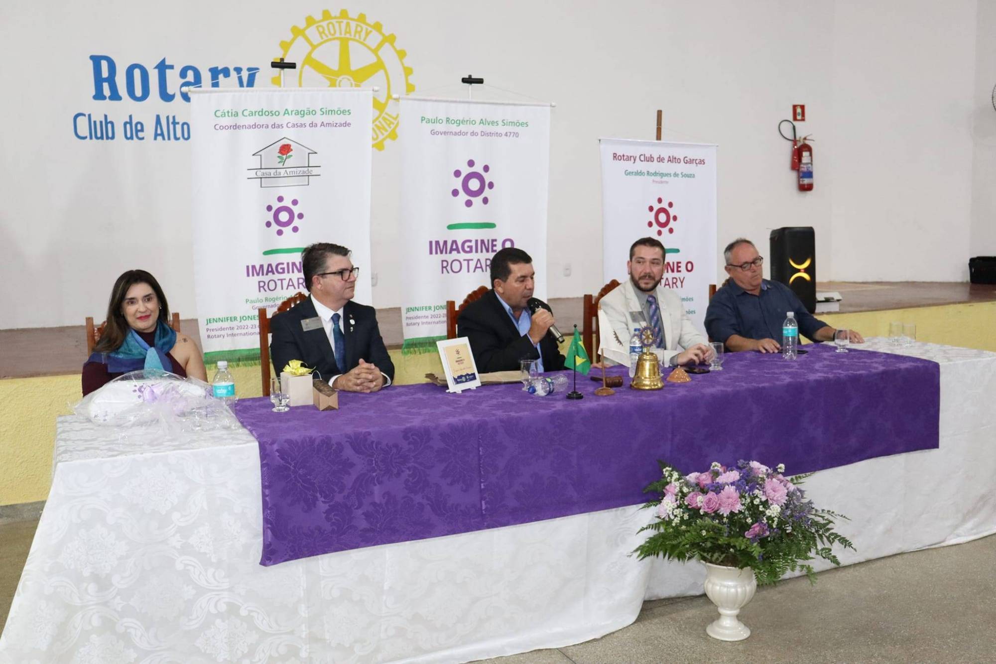 Rotary Club de Alto Garças recebe a visita do Governador Paulo Simões