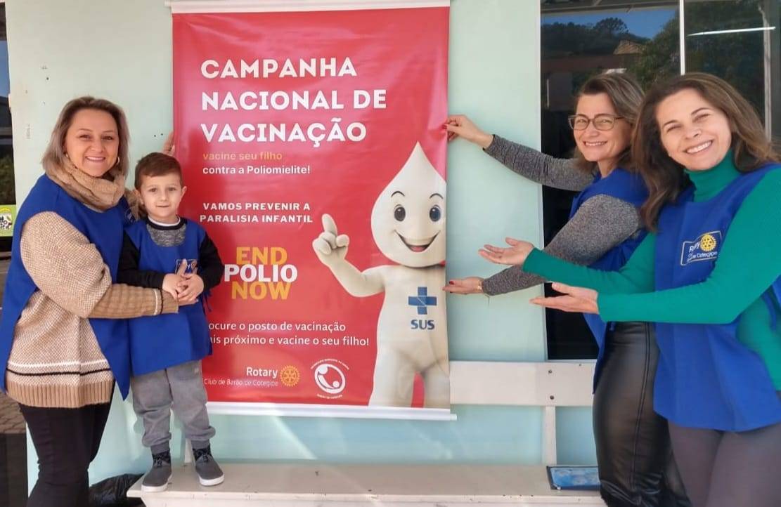 Juntos pela erradicação da Poliomielite