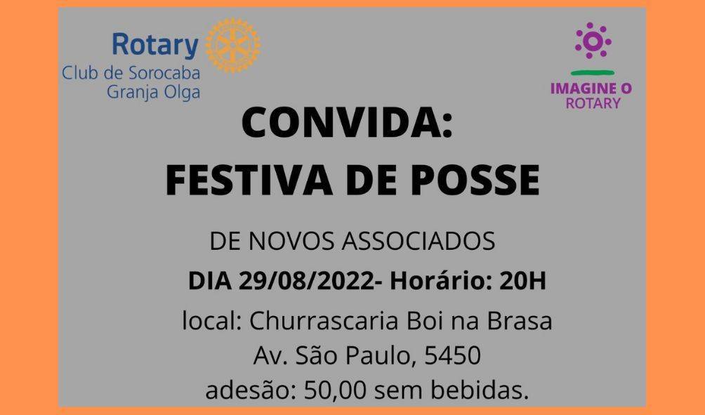 POSSE DE NOVOS ASSOCIADOS