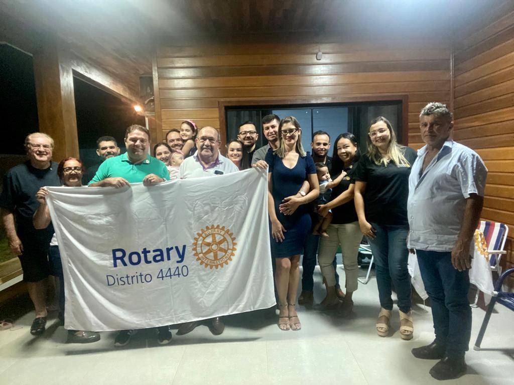 Rotary Club de Conilza, recebe Governador do Distrito 4440, Felicio José dos Santos.