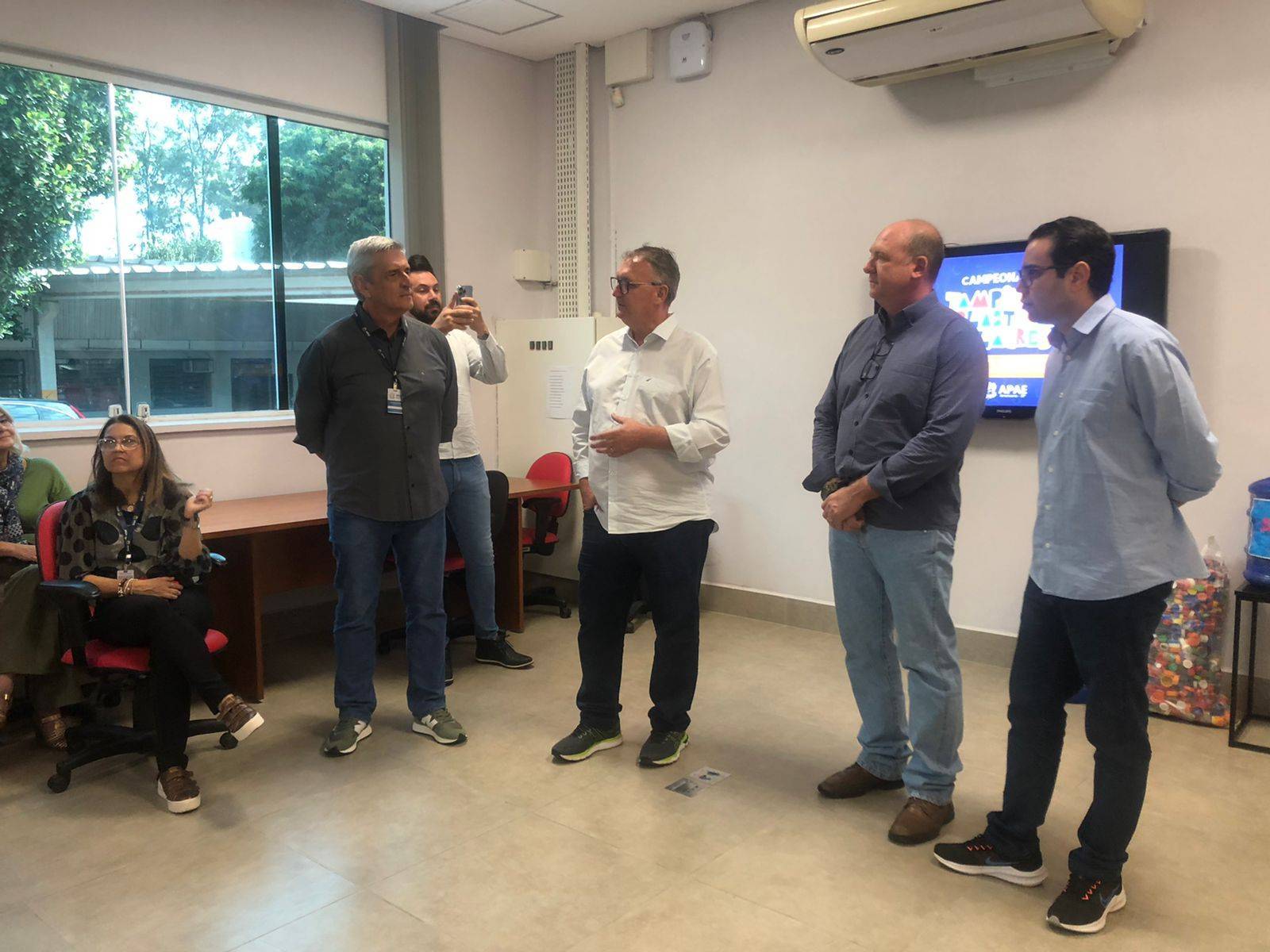 Lançamento do campeonato de tampinhas