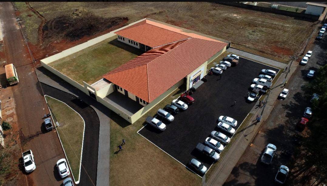 Imagem aérea da Creche Escola Durval Ribeiro