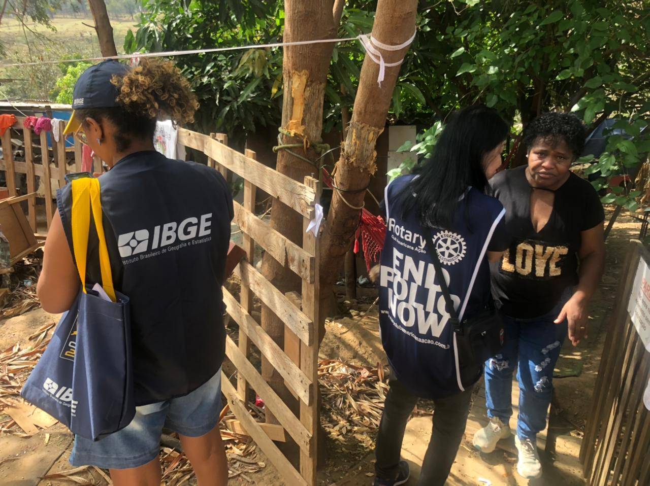 Coleta de dado pelo IBGE