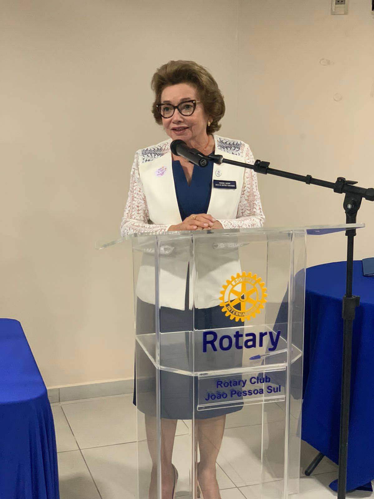 Momento da Governadora Elequicina Maria dos Santos