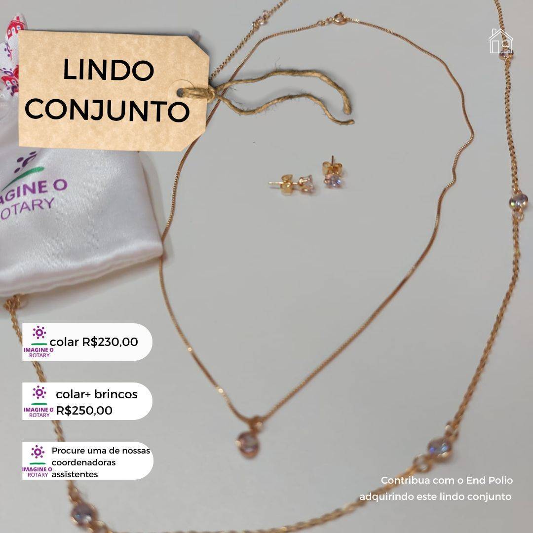 Contribua adquirindo este lindo conjunto.