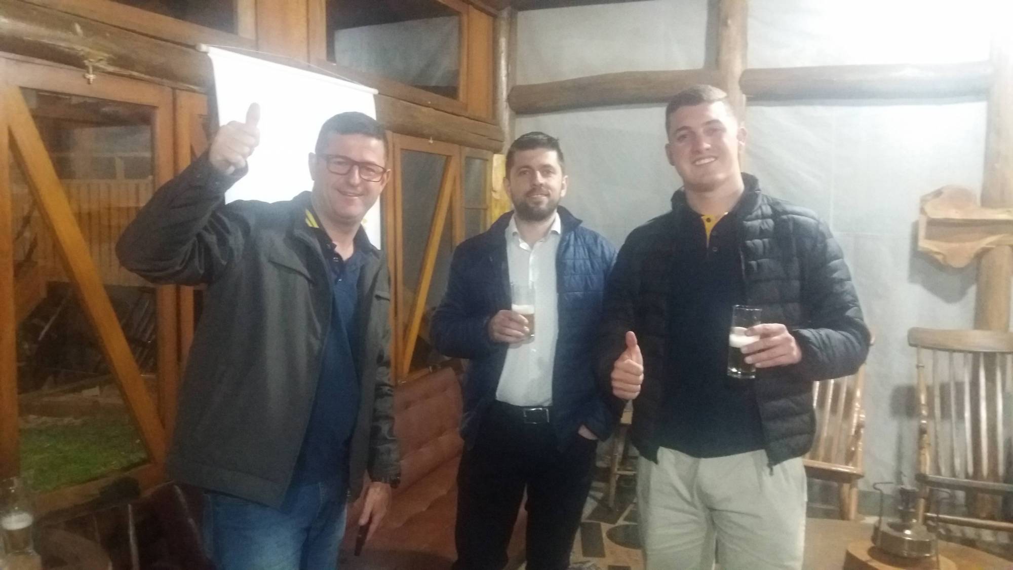 Presidente Sandro e Companheiros João e Samuel