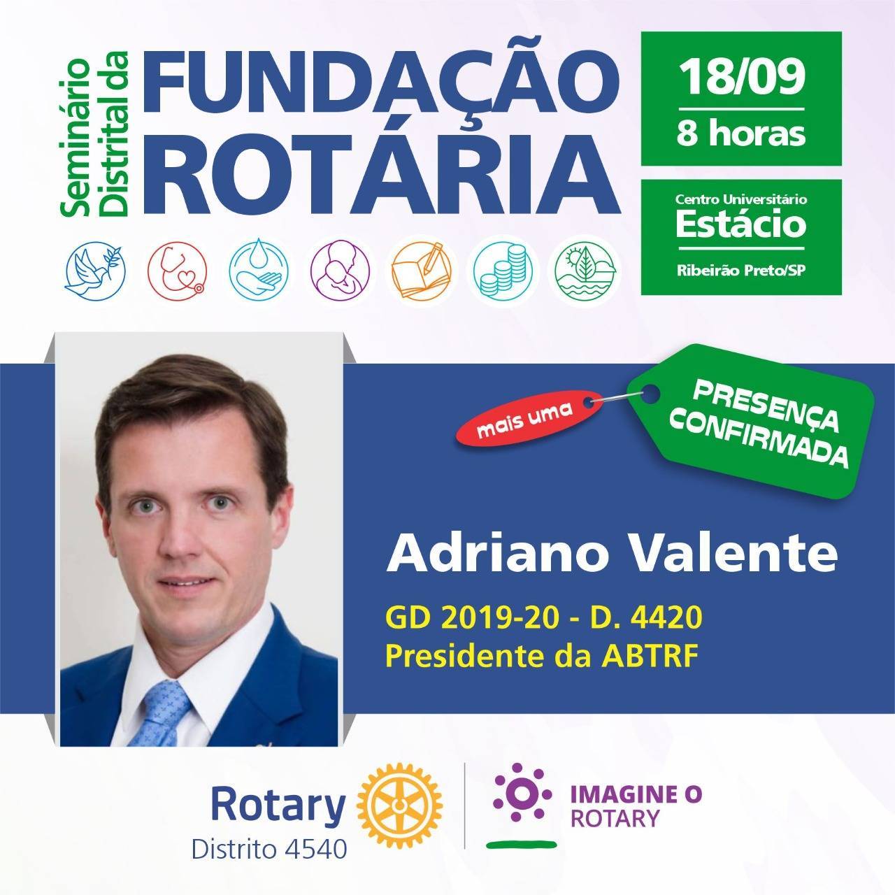 presença confirmada no nosso seminário.