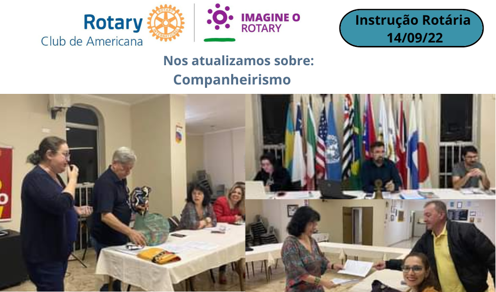 Instrução Rotária - Companheirismo