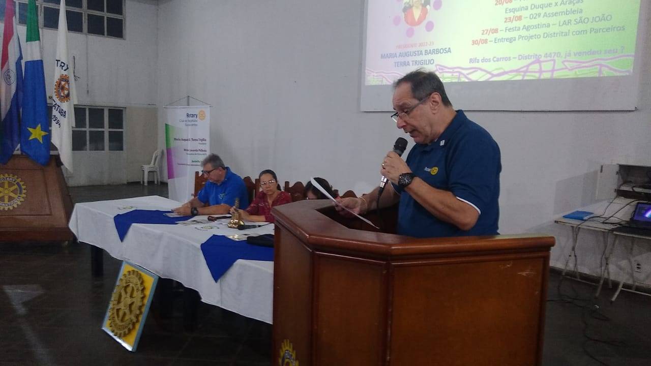 Reunião Ordinária -1642 - 05 - IR Walter - Jantar Walter e Cristina