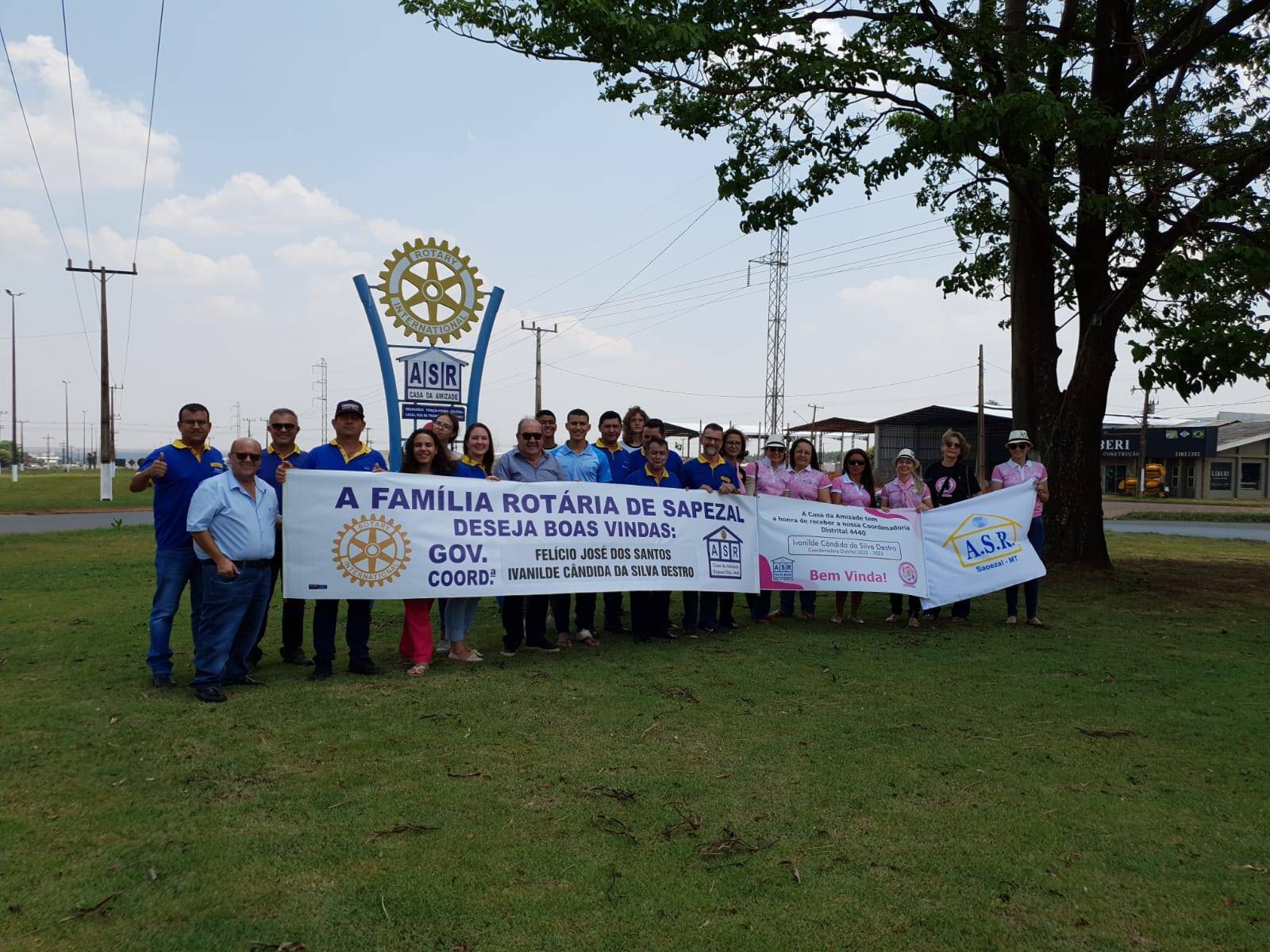 Rotary Club de Sapezal recebe em visita oficial o Governador Felício José