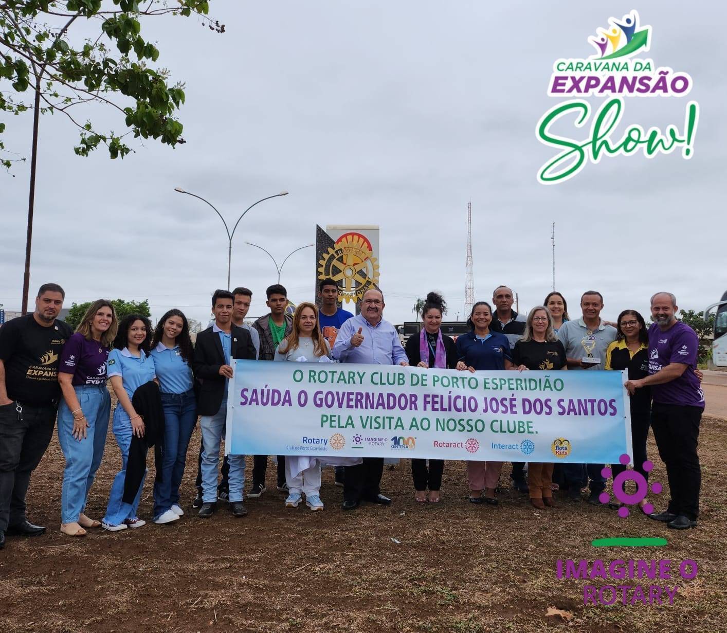 Governador visita Rotary Club de Porto Esperidião